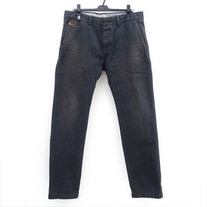 ★ ディーゼル デニムパンツ CHI-REGS SLIM FIT ダメージ加工 ブラック 32 (0220509442)