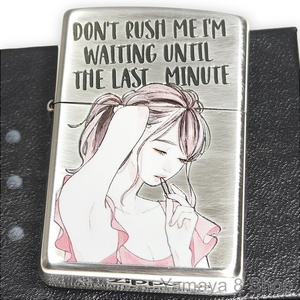 ZIPPO MOE GIRL セクシー ピンク シルバー ジッポー ライター