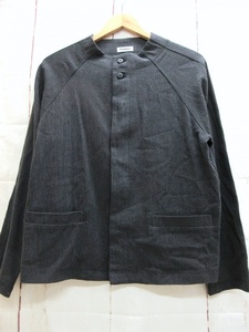 Plantation プランテーション シャツジャケット M PL31FD039 チャコールグレー 日本製 綿100% ISSEY MIYAKE イッセイミヤケ