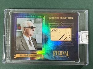 75枚限定 2024 Eternal Cuts Enzo Ferrari エンツォ・フェラーリ 手書部分 レリックカード Relic Card