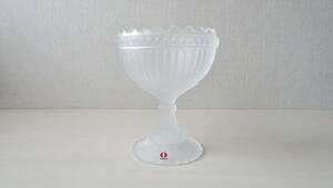 10/20まで [未使用] ① イッタラ マリメッコ マリボウル フロスト マット 155mm ラージ iittala marimekko Mariskooli frosted clear