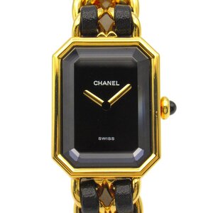 シャネル プルミエールM ブランドオフ CHANEL GP（ゴールドメッキ） 腕時計 GP/革 中古 レディース