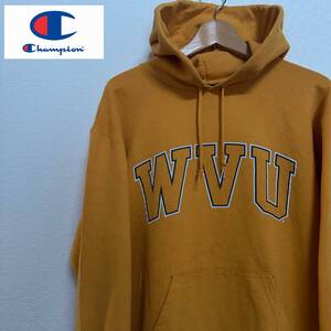 champion チャンピオン　カレッジパーカー　Mサイズ　イエロー　WVU