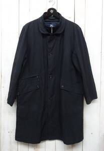 RETRO レトロ古着 ＊BURBERRY LONDON バーバリー ＊レイヤードデザイン 薄手ナイロンコート ＊ブラック ＊ライナー欠品＊チェンジポケット