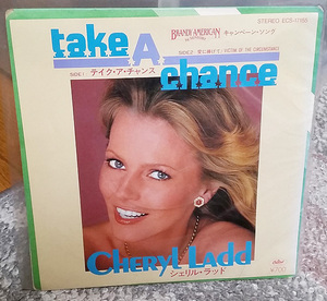 cheryl ladd シェリル ラッド take a chance テイク ア チャンス 洗浄済み ＥＰシングル レコード