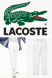 新品国内正規　LACOSTE　/ラコステ スリムフィットチノパンツ HH9553L/40 /060