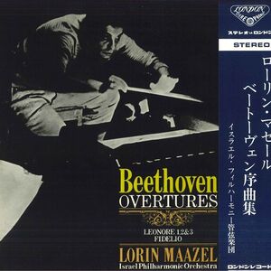 LP Beethoven, Lorin Maazel, Israel Philharmonic Orchestra Overtures SLC1276 LONDON /00260