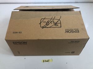 （Z-2065）EPSON プロジェクター EB-W05 通電確認のみ　現状品