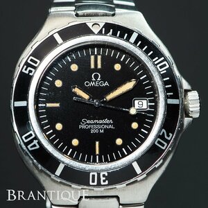 【電池交換済み】OMEGA オメガ Seamaster シーマスター Professional 200M Ref.396.1041 QZ SS デイト メンズ 腕時計「24509」