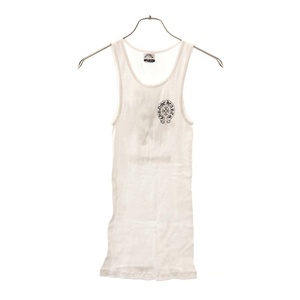 CHROME HEARTS クロムハーツ Honolulu Back Cross ホノルル CHシャイン プリント タンクトップ カットソー ホワイト