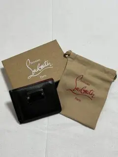 【極希少】Christian Louboutin マネークリップ 黒 赤