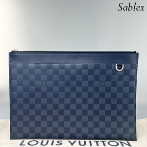 【新品未使用/RFID】Louis Vuitton ルイヴィトン ポシェット ディスカバリー GM セカンドバッグ クラッチ　ダミエアンフィニ N60336