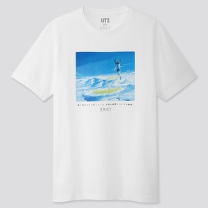 UNIQLO ユニクロ 新海誠 『天気の子』 UT Tシャツ 半袖 ホワイト フロントプリント L※未開封品/未使用品/商品タグ付き/2019年製品/爽やか