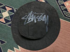 90’s OLD STUSSY ロゴ ハット 帽子 フェード 即決