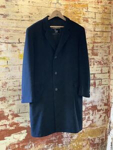 60s famous barr BLACK CASHMERE CHESTER COAT ヴィンテージ ビンテージ ブラック 黒 カシミア カシミヤ チェスターコート 50s 送料無料