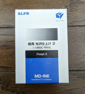【新品】ALPS製 ALPSプリンター用 グロス（光沢）Finish II インクリボン カセット 型番 MDC-FRVG 対象モデルMD-5000/5000i/5500