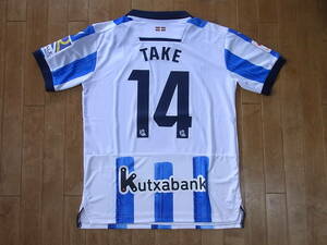 久保建英　KUBO Takefusa　レアル・ソシエダ　Real Sociedad　リーガ・エスパニョーラ仕様　ホームカラー　ユニフォーム