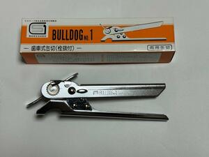 歯車式缶切（栓抜付） BULLDOG No.1 レトロ　