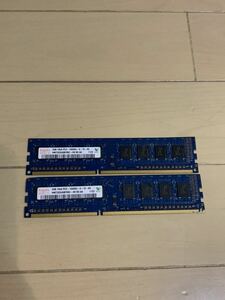 ★9A★作動品★ SK hynix 2GB 1Rx8 PC3-10600u-9-10★2枚セット