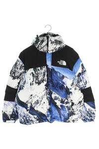 シュプリーム SUPREME ノースフェイス 17AW The North Face Mountain Baltoro Jacket サイズ:L 総柄バルトロダウンジャケット 中古 OM10