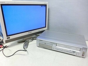 MITSUBISHI 三菱 DVD/VHS レコーダー DJ-V210 2002年製 通電OK ジャンク品 NY3635