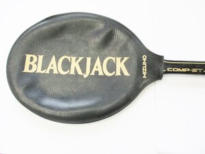 ★とちぎ屋！【ＭＩＺＵＮＯ ＢＬＡＣＫＪＡＣＫ】ミズノ ブラックジャック ＣＯＭＰ－ＳＴ テニスラケット １９８０年代製 ヴィンテージ★