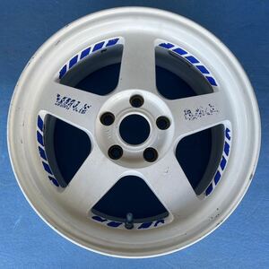 鍛造　軽量　RAYS VOLK RACING ボルクレーシング TE37　16×8JJ+33 PCD114.3-5穴　ハブ径約73mm ホイール1本のみ