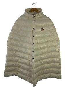 MONCLER GRENOBLE◆ダウンベスト/-/ナイロン/ホワイト