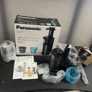 瀧511 美品 Panasonic パナソニック 低速ジューサー MJ-L600-H グラファイトグレー ビタミンサーバー 中古