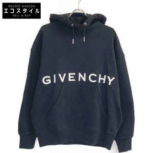 GIVENCHY ジバンシィ BMJ0C93Y69 ブラック 4G スリムフーディー ブラック S トップス コットン メンズ 中古