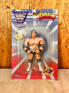 レア品 ロッキー・メイビア WWFプロレス フィギュア ザ・ロック 1997 BEND-EMS