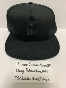 【新品】 Supreme　シュプリーム　Box Logo Snapback Cross Cap rare new キャップ ブラック　帽子　希少