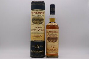 【美品】GLENMORANGIE RARE MALT SCOTCH WHISKY 15年 グレンモーレンジ モルト ウイスキー 43% 700ml 箱付き スコッチ 希少品【漂亮】キャ