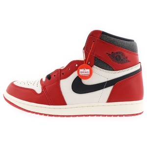 ナイキ AIR JORDAN 1 エアジョーダン1 ハイ OG ロスト & ファウンド シカゴ ハイカットスニーカー US11/29cm ホワイト/レッド DZ5485-612