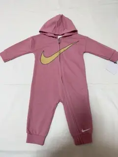 新品　60 NIKE ナイキ　ジップ　ロンパース　カバーオール