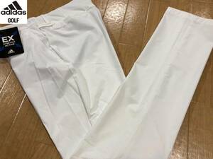 ・スピード発送 adidas Golf(アディダスゴルフ) EX STRETCH ACTIVE UPF50+ 吸水速乾 サマーベンチレー ションパンツ EAT82(WHITE)８５