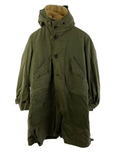 US.ARMY◆M-47/モッズコート/S/コットン/KHK/無地