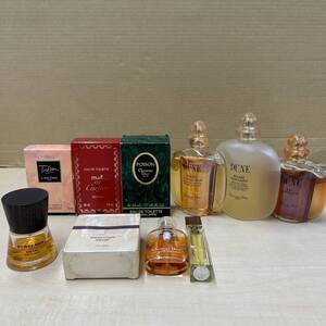 W321-4444 香水まとめ 10点セット Christian Dior5点/Cartier1点/BURBERRY1点/CUCCI1点/LANCOME1点/資生堂ビコーズ1点