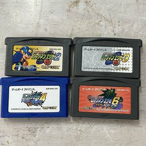 3276　ロックマンエグゼ　2/3/4/6　4本セット　ゲームボーイアドバンス　GBA　起動確認済