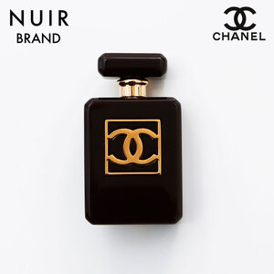 シャネル CHANEL ブローチ ココマーク　香水B23 ブラウン