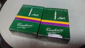 Vandoren バンドレン(バンドーレン) JAVA　ソプラノサックス用リード【2・1/2番(2半番)】※10枚入り×2箱セット