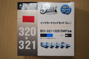 【使用推奨期限の記載無】 ELECOM(エレコム)　キヤノン用 CC-C3203215ST 互換プリンターインク カラークリエーション 5色セット