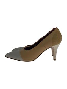 MM6◆Beige Inside Out Pumps/パンプス/38/BEG/スウェード/S66WL0052