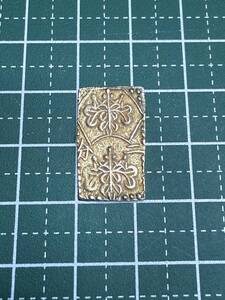 [日本古銭]明治二分判金 / 明治二分金 約3.0g 止メ分[コレクター保管品/真贋不明]④