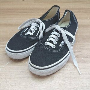 ◇ VANS ヴァンズ 定番 ローカット 507452 スニーカー シューズ サイズ24.5 ブラック レディース E