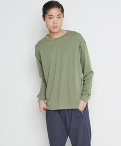 DESCENT PAUSE デサントポーズ (DLMPJB53) ZEROSEAM L/S T-SHIRT ゼロシーム カットソー ロンT カーキグリーン L