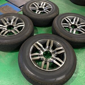 中古品 ハイエース 純正 モデリスタ 15インチ 6J +33 6H139.7 タイヤ付き BS 195/80R15 19年製