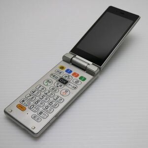 美品 505SH かんたん携帯9 シルバー 白ロム 中古 ガラケー SOFTBANK SHARP あすつく 土日祝発送OK