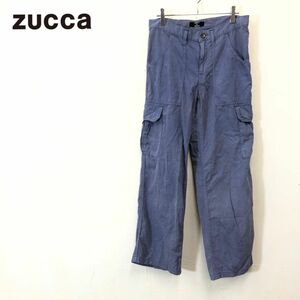 1O1828-F◆ cabane de zucca ズッカ カーゴパンツ ボトムス ◆ sizeS コットン パープル 古着 メンズ 秋冬