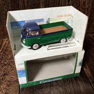 SK Cararama VW T1 Pick Up 1/43　カララマ　HONGWELL　ホンウェル　フォルクスワーゲン　ピックアップ　ミニカー　グリーン